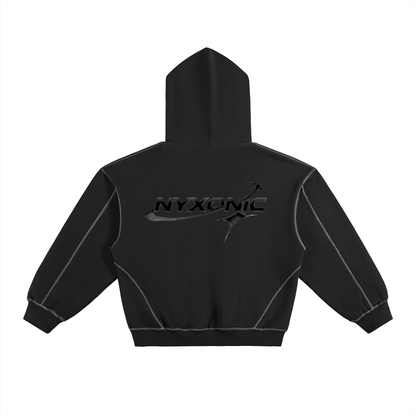 NYXONIC: STAR X Contrast-Stitc Hoodie