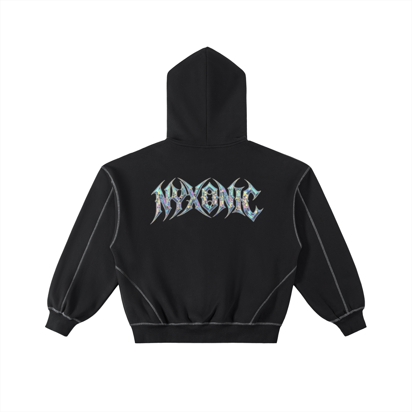NYXONIC: XR Contrast-Stitched Zip Hoodie