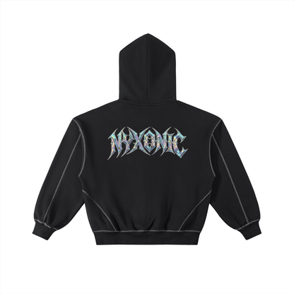 NYXONIC: XR Contrast-Stitched Zip Hoodie